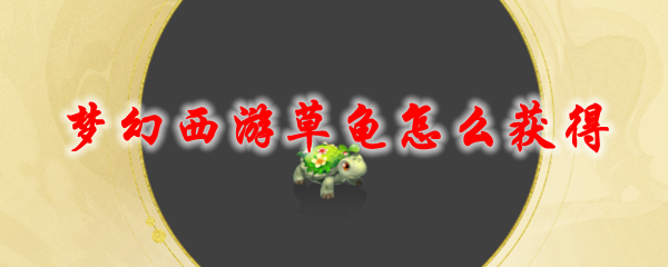 梦幻西游草龟怎么获得_梦幻西游的所有龟