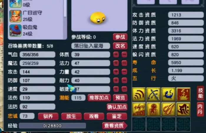 梦幻西游69泡泡打什么内丹1