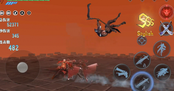 鬼泣巅峰之战但丁技能连招怎么打1