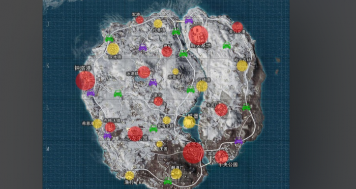 绝地求生雪地地图哪里刷年兽_绝地求生雪地地图详解