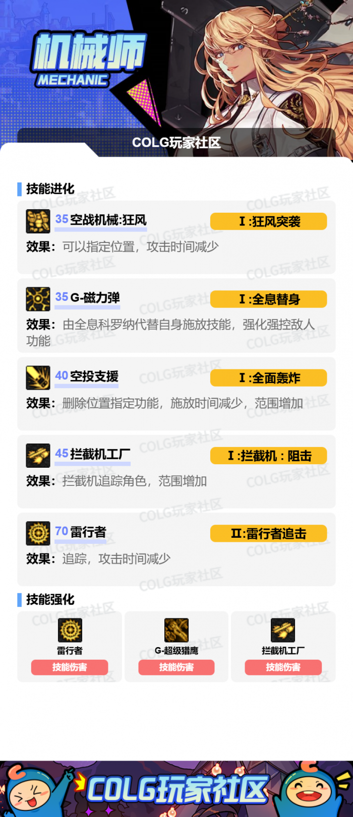 DNF狄瑞吉版本女机械加点攻略2