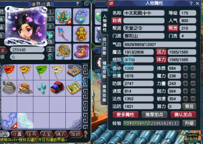 梦幻西游咒师普陀山装备175级展示图1