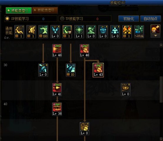 DNF巴卡尔女弹药刷图加点2