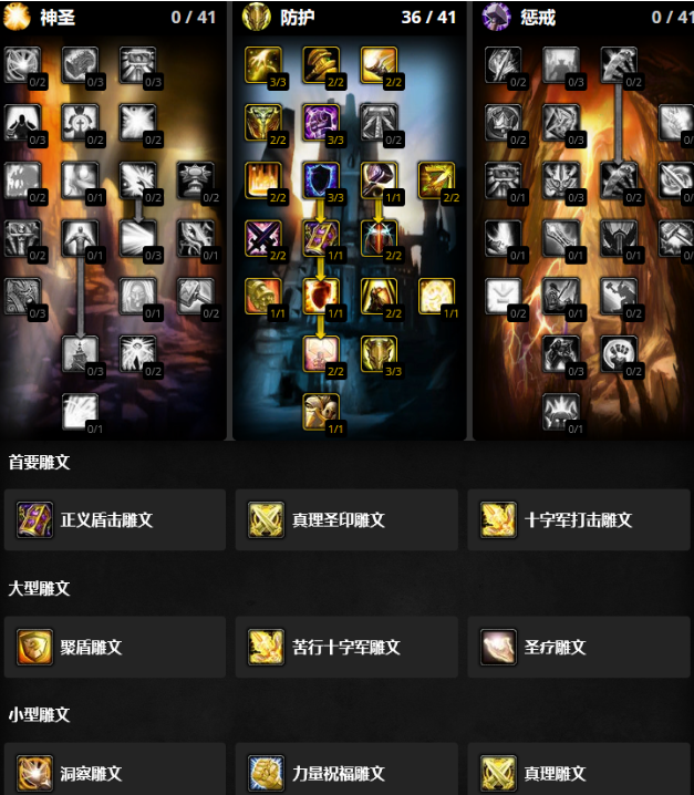 魔兽世界ctm怀旧服前夕圣骑士天赋加点_9.0前夕圣骑练级天赋