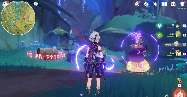 原神掣电树虚极花蕊怎么破坏1