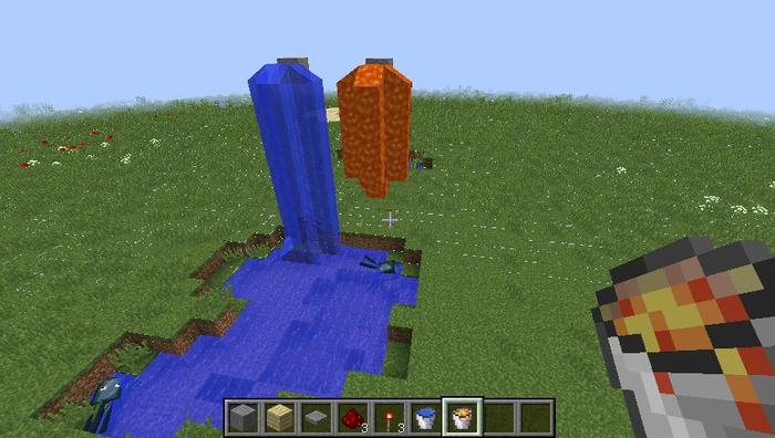 《我的世界》高空流水岩浆制作详解1