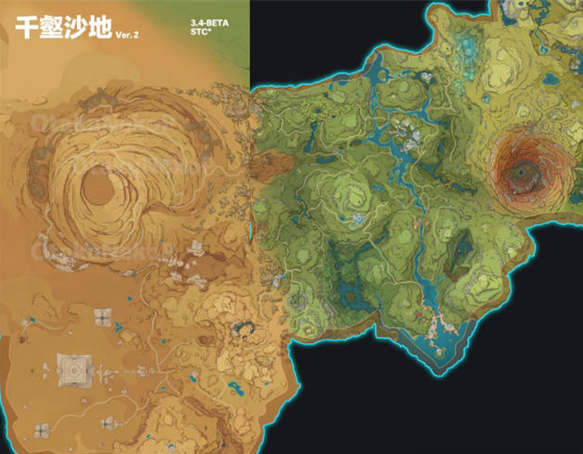 原神千壑沙地怎么去1
