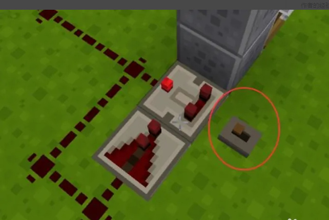 我的世界如何做电梯可以上下行4