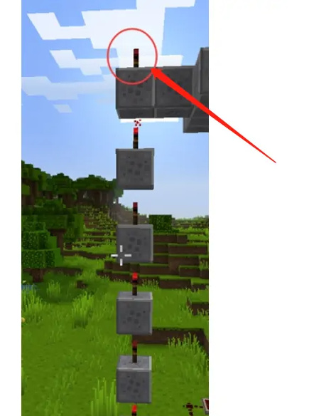 我的世界如何做电梯可以上下行8