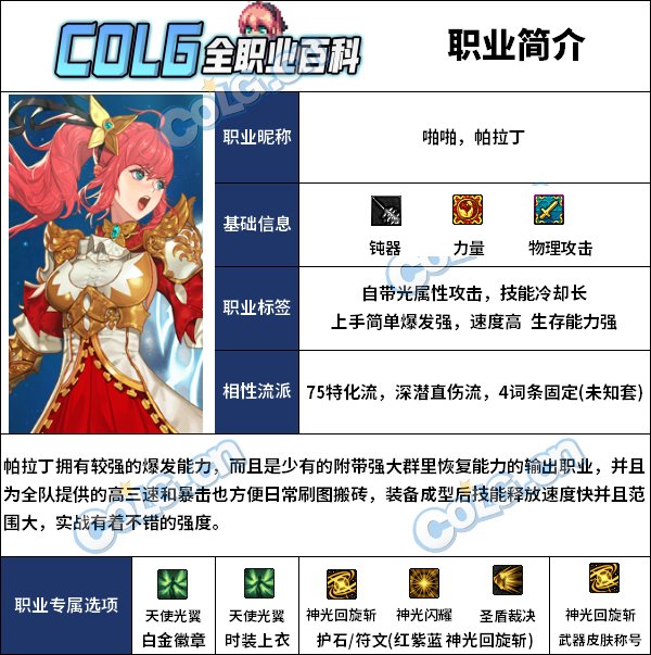 DNF帕拉丁雾神武器选择_dnf帕拉丁是物理还是魔法