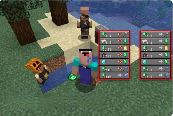 我的世界让村民降价的效果是什么1