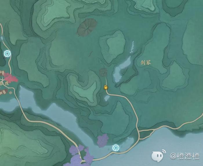 诛仙世界青云山麓闲涉丹青全位置一览8