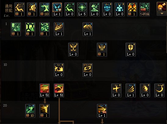 DNF巴卡尔剑影刷图加点1