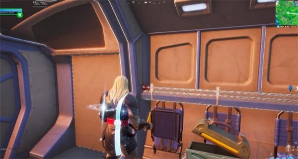 《堡垒之夜》在昆式战机巡逻现场找到载入界面任务攻略3