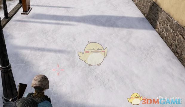 《绝地求生》雪地地图隐藏脚印方法5