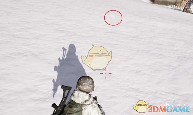 《绝地求生》雪地地图隐藏脚印方法21