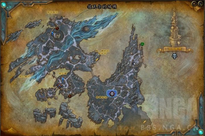 《魔兽世界》灰白恐握抓取地点2