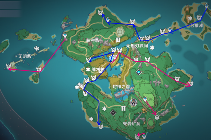 原神稻妻野伏众讨伐路线有哪些1