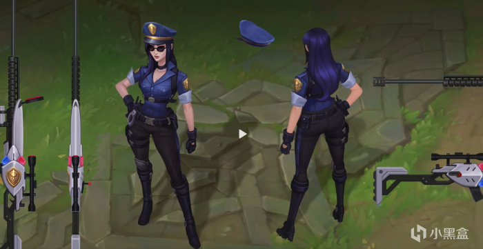 LOL女警皮肤原画有哪些调整6