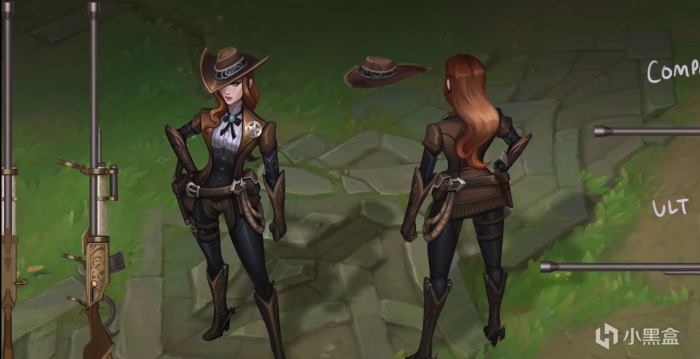 LOL女警皮肤原画有哪些调整13