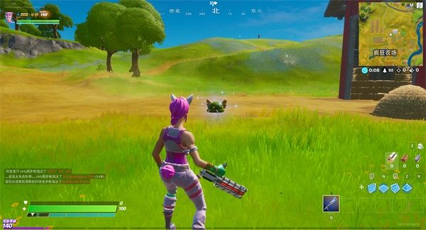 《堡垒之夜》在疯狂农场找到幽灵方奥利攻略2