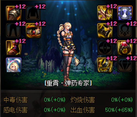 dnf女弹药军团装备搭配_dnf女弹药全技能展示