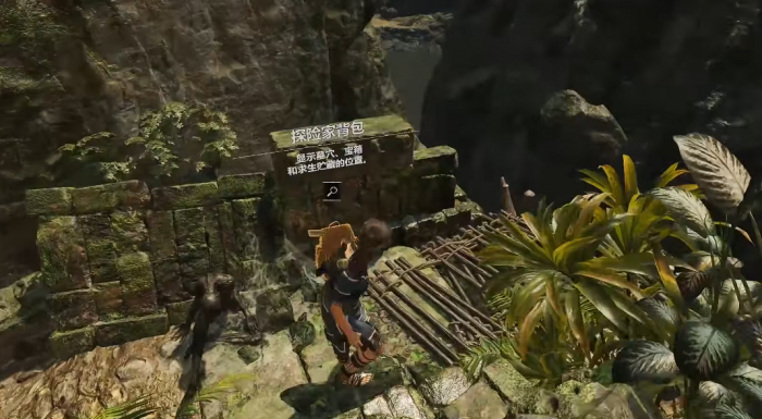 古墓丽影暗影两根石柱怎么过1