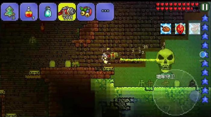 泰拉瑞亚地牢守卫怎么对付1