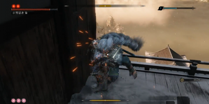 只狼影逝二度巨型忍者怎么打1