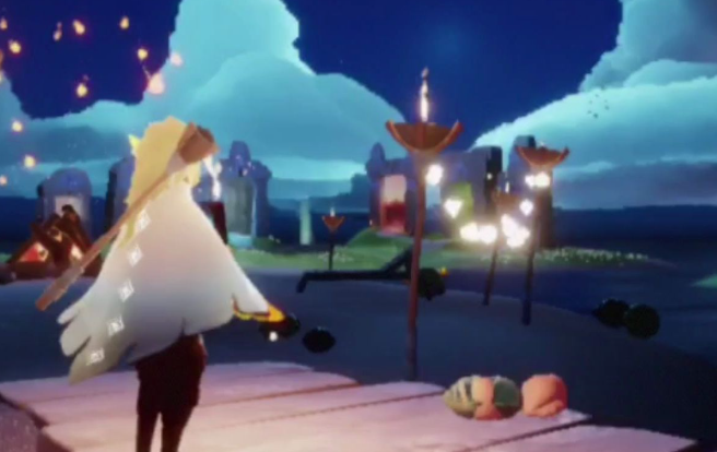 光遇怎么让贝壳炸掉1