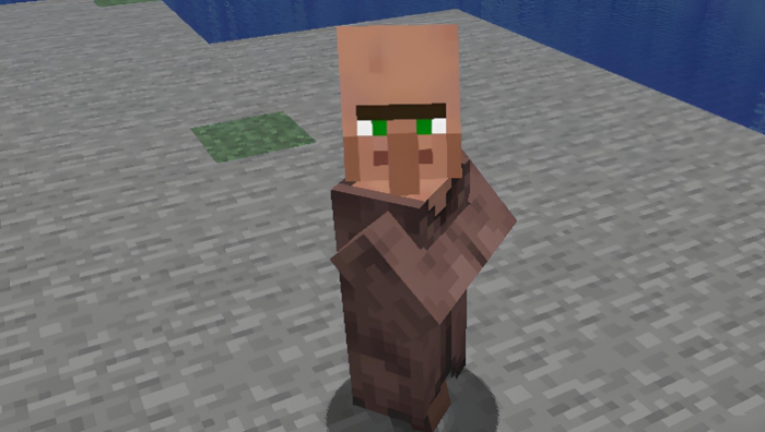 我的世界中如何控制村民的方块1