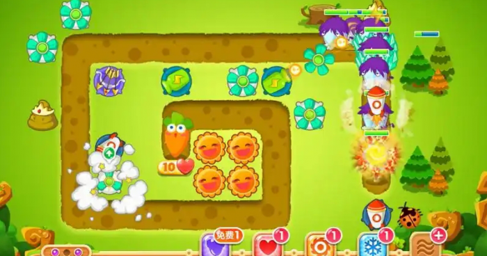 保卫萝卜2第24关怎么过关1