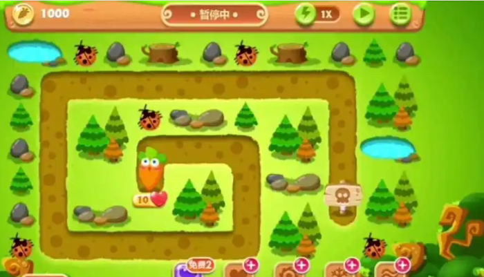 保卫萝卜2第24关怎么过关2