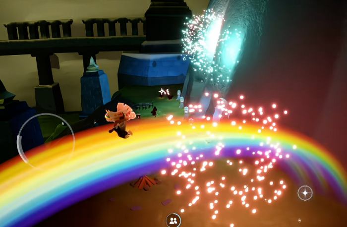 光遇怎么站在遇境的彩虹上2