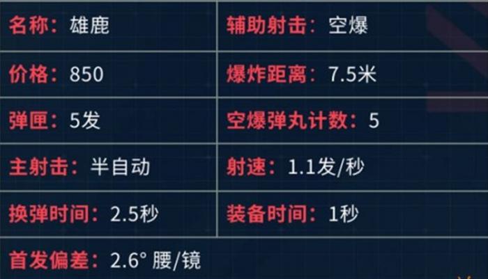 无畏契约雄鹿霰弹枪怎么用2