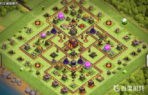 部落冲突怎么摆放阵型最厉害?3