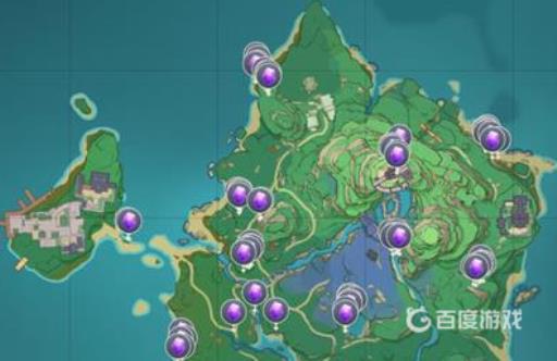 原神紫晶块位置在哪?_原神紫晶块的位置