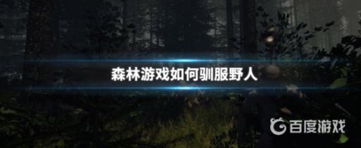 森林怎么驯服女野人?_森林怎么驯服女野人的具体方法 森林怎么驯服女野人?_森林怎么驯服女野人的具体方法