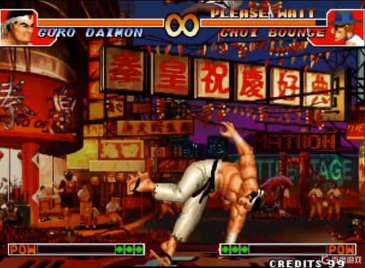 拳皇97大门头上扶怎么接震?4