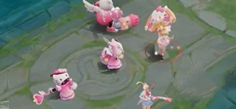 王者荣耀HelloKitty小兵皮肤怎么样_王者荣耀小兵皮肤长什么样