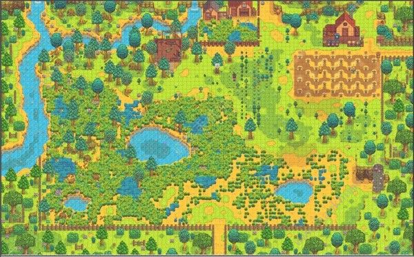 星露谷物语1.6草原农场布局攻略1