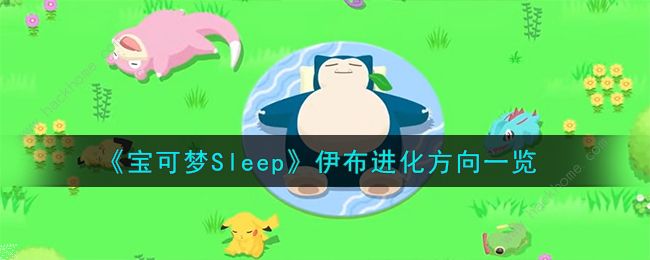 宝可梦sleep伊布进化什么好1