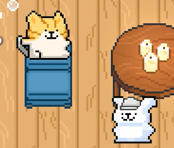 线条小狗动物温泉全周目攻略3