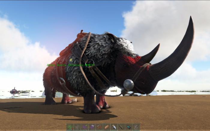 方舟生存进化披毛犀有什么用1