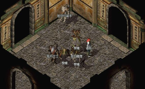 传奇祖玛阁下七层走法图解_传奇祖玛阁下六层走法