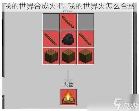 怎么制作火把_我的世界电脑版怎么制作火把