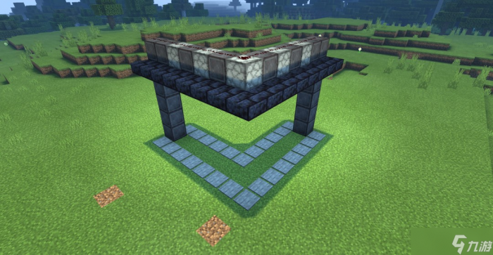 《我的世界》全自动按钮岩浆门建造教学10