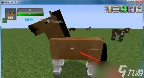 我的世界怎么上马_我的世界里的马长什么样