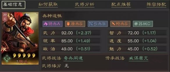 三国志战略版魏延阵容搭配大全1