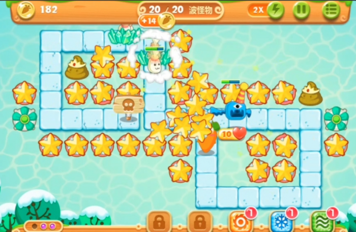 保卫萝卜2第13关怎么玩2